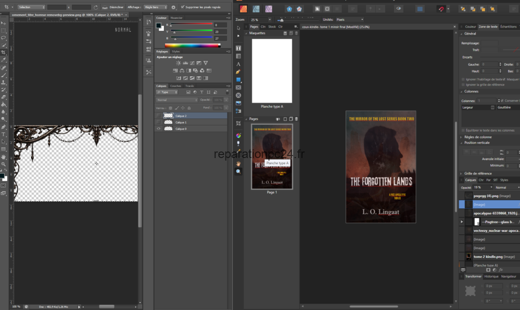 Graphiste designer éditorial Dordogne – couverture de livre professionnelle